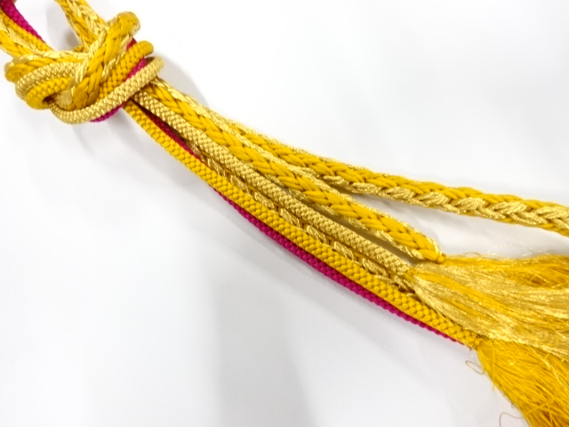 正絹　手組帯締め